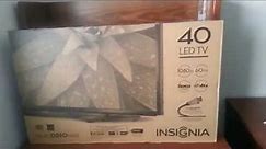 UNBOXING INSIGNIA 40 INCH LED TV