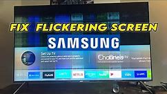 How to Fix Samsung TV With Flickering or Flashing Screen