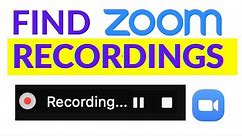 How to Find Your Zoom Recordings: a Step-by-Step Guide