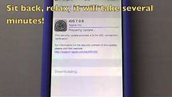 How to Update Apple iPhone 5/iPhone 5c/iPhone 5s to iOS 7.0.6 over Wi-Fi