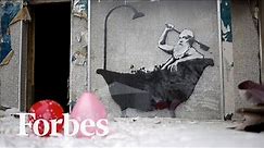 Banksy Art With Clever Message Suddenly Popping Up Across Ukraine