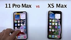 iPhone 11 Pro Max vs XS Max in 2022 - SPEED TEST