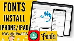 Install Custom Fonts on iPhone/ iPad, Best Free Apps to Download Fonts in iOS 16/iPadOS