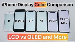 iPhone Display Color Temperature Comparison