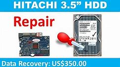 Hitachi HDS721050CLA362 HDS721050CLA662 HCS5C1050CLA382 001 0A90368 01 clicking repair data recovey