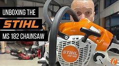Unboxing the New STIHL MS 182 Chainsaw!