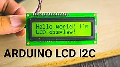 Arduino LCD I2C - Tutorial with Arduino Uno