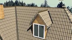 How to Install Concrete Roof Tile (Animated)