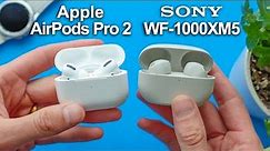 AIRPODS PRO 2 vs SONY WF-1000XM5 (Tested and Compared!)
