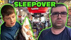 Kid Temper Tantrum's Sleepover At GAMESTOP Without His Parents Even Knowing