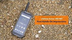 World's First Helio P70&Walkie-talkie Rugged Phone Ulefone Armor 3W/3WT First Hands-on Video