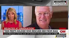 Iraqi teen reunited with soldier who rescued her