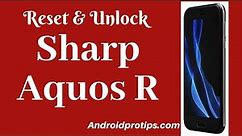 How to Reset & Unlock Sharp Aquos R