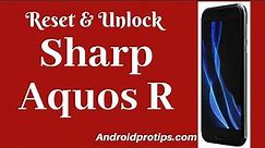 How to Reset & Unlock Sharp Aquos R