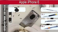 How to replace 🔧 rear housing (the Case) 🍎 Apple iPhone 6 A1549, A1586, A1589