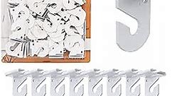 NACETURE Drop Ceiling Hook for Hanging – 25 Pack Ceiling Decorations Ceiling Hanger on Drop Suspended Ceiling Tile Hook Ceiling Clips for Classroom Grid for Office Home Stores Wedding (25 Pack)