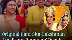 Original Ram-Sita-Lakshman Trio From 'Ramayan' Reach Ayodhya Ram Mandir