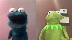 Classic Sesame Street - Kermit The Frog and Cookie Monster Poetry - Cookie Monster eats Cookies