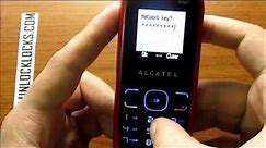 How To Unlock Alcatel OT-308 and OT-308A By Unlock Code From UnlockLocks.COM