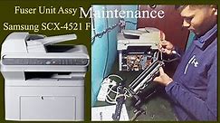 Samsung SCX-4521F Fuser Assy Reparing || Problem of erase the printed latter in paper by the hand ||