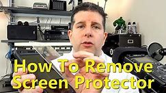 How To Remove The Screen Protector From The OtterBox Defender Galaxy Note 4