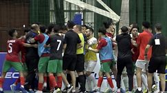 Iran, Morocco teams fight at HCMC futsal tournament