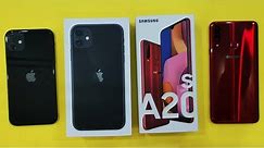 iPhone 11 vs Samsung Galaxy A20s