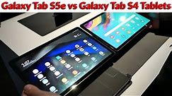 Samsung Galaxy Tab 5Se vs Galaxy Tab S4 - Multimedia vs Productivity - YouTube Tech Guy