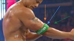 Rock's vs John Cena's arm 👍 WWE