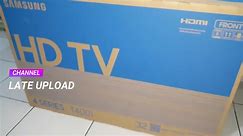 UNBOXING : HDTV SAMSUNG 32 INCH T4001