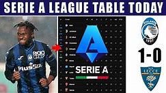 Atalanta vs Lecce 1-0: 2023 Serie A League Table & Standings Update | Serie A Latest Rankings