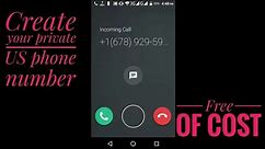 Create your own phone number at free | nick.youtube