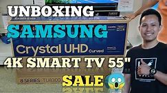 SAMSUNG CRYSTAL UHD TU8300 SERIES 8 UNBOXING AND DEMO 55 INCH TV | SM APPLIANCES | JAYSON PERALTA