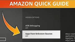 Fire TV Devices | How to Allow Apps from Unknown Sources (2022)
