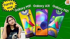 Samsung Galaxy A31 vs Samsung Galaxy M31 vs Samsung Galaxy M21: Comparison overview