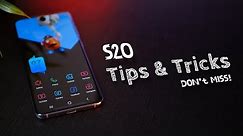 10 Tips and Tricks for your Galaxy S20!