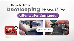 📱 How to Fix iPhone 13 Pro Bootloop Water Damage to the Proximity Sensor 💧🔧 - (Tips and Tricks #30)