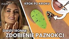 Paznokcie dwustronne - jak zrobić kolor od spodu? Neonowe zdobienie paznokci żelowych! Indigo Nails