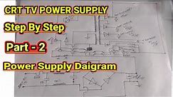 CRT TV Power Supply Diagram || How To Find Crt Tv Power Supply Diagram || Part - 2
