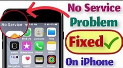 No Service on iPhone problem solutions on iPhone 7 or 7 plus | Apple Tech World