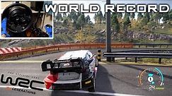 [World Record] Rally Japan Shinshiro (Rally1) | WRC Generations | T300RS + TH8A |4K60FPS