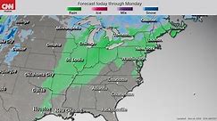 Strong November storm threatens central and eastern US