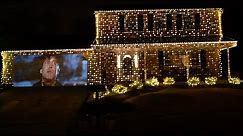 Christmas Projection Mapping - 3 - Christmas Vacation Lights Scene