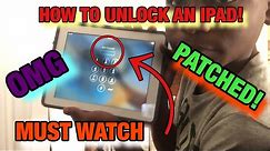 How to unlock an iPad without the passcode! WITHOUT A COMPUTER (2022)