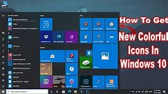 How To Get New Icons In Windows 10