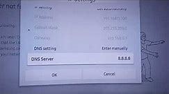 How to Change the DNS on your Samsung Smart TV Running Tizen OS? DNS Settings