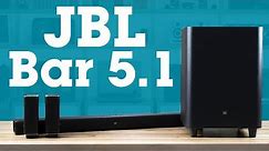 JBL Bar 5.1 sound bar with wireless rear surround speakers | Crutchfield