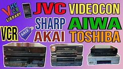 old vcr JVC Videocon sharp aiwa Akai Toshiba for sale