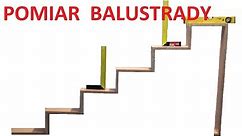 Pomiar balustrady schodowej