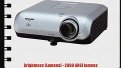 SHRXR10S - Sharp Electonics XR-10S Compact Multimedia DLP Projector with 2000 ANSI Lumens